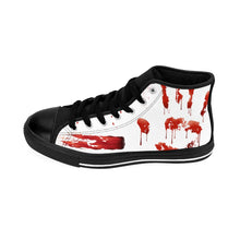 Load image into Gallery viewer, 3 Men's High-top Sneakers Blood Bath by Calico Jacks