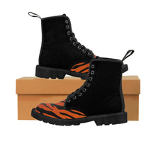 Load image into Gallery viewer, 1 Women's Canvas Boots Tiger Toe Cap by Calico Jacks