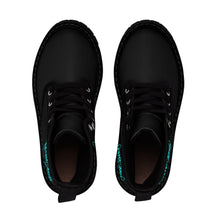Load image into Gallery viewer, 6 Men's Canvas Boots Blue Skull by Calico Jacks