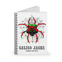 Lade das Bild in den Galerie-Viewer, 2 Red Spider Note Book - Spiral Notebook - Ruled Line by Calico Jacks