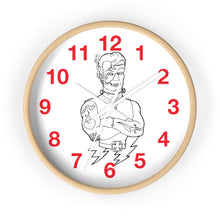 Load image into Gallery viewer, 16 Wall clock Frankie design by Calico Jacks

