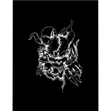 Cargar imagen en el visor de la galería, 3 Microfiber Duvet Cover Horns Black design by Calico Jacks