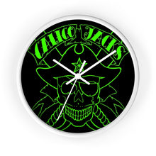 Cargar imagen en el visor de la galería, 3 Wall clock Skull Green design by Calico Jacks