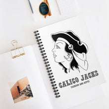Lade das Bild in den Galerie-Viewer, 5 Gypsy White Note Book - Spiral Notebook - Ruled Line by Calico Jacks