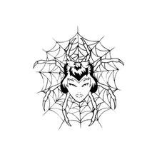 Cargar imagen en el visor de la galería, Microfiber Duvet Cover Spider White design by Calico Jacks