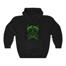 Load image into Gallery viewer, Unisex Hooded Top Green Skull