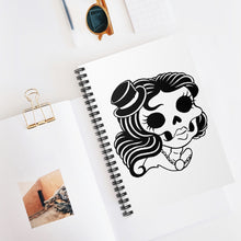 Lade das Bild in den Galerie-Viewer, 5 Skull Woman Note Book - Spiral Notebook - Ruled Line by Calico Jacks