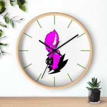 Cargar imagen en el visor de la galería, 4 Wall clock Frankies Girl Purple design by Calico Jacks