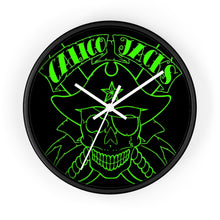 Cargar imagen en el visor de la galería, 11 Wall clock Skull Green design by Calico Jacks