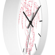 Cargar imagen en el visor de la galería, 8 Wall clock Hula Red design by Calico Jacks