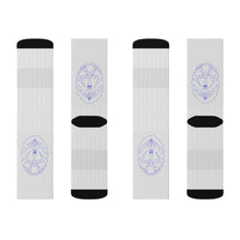 Load image into Gallery viewer, 9 Blue Anchor on Socks by Calico Jacks