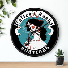 Cargar imagen en el visor de la galería, 7 Wall clock Pirate Blue design by Calico Jacks