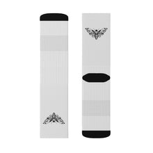 Load image into Gallery viewer, 10 Death's Head Moths on Socks by Calico Jacks