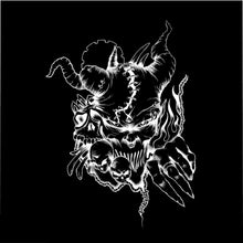 Cargar imagen en el visor de la galería, 2 Microfiber Duvet Cover Horns Black design by Calico Jacks