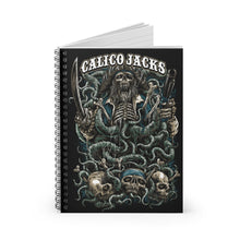Load image into Gallery viewer, 2 Commander Note Book - Spiral Notebook - Ruled Line by Calico Jacks
