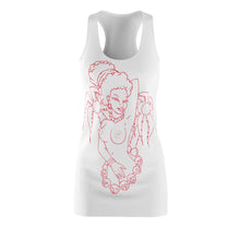 Lade das Bild in den Galerie-Viewer, Women's Racerback Dress Hula Red design by Calico Jacks