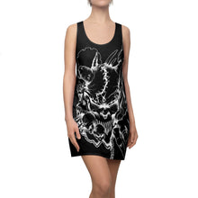Lade das Bild in den Galerie-Viewer, Women's Racerback Dress Demon Black design by Calico Jacks