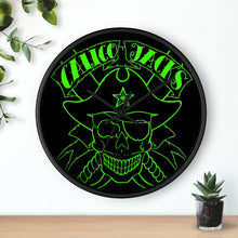 Cargar imagen en el visor de la galería, 7 Wall clock Skull Green design by Calico Jacks
