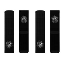 Load image into Gallery viewer, 9 White Spider Web on Socks by Calico Jacks