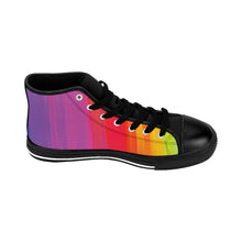 Load image into Gallery viewer, 4 Women's High-top Sneakers Rainbow Connection by Calico Jacks