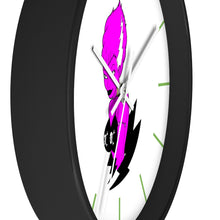 Cargar imagen en el visor de la galería, 14 Wall clock Frankies Girl Purple design by Calico Jacks