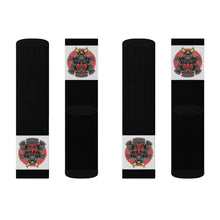 Load image into Gallery viewer, 2 Samurai on Black Socks by Calico Jacks

