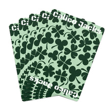 Load image into Gallery viewer, Calico Jacks Poker Cards Irish Clovers