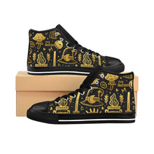 Load image into Gallery viewer, 1 Women's High-top Sneakers Golden Magic by Calico Jacks