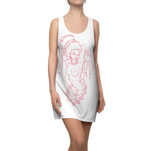 Lade das Bild in den Galerie-Viewer, Women's Racerback Dress Hula Red design by Calico Jacks
