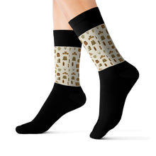 Load image into Gallery viewer, 12 Aztecs on Top of Socks by Calico Jacks