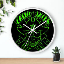 Cargar imagen en el visor de la galería, 1 Wall clock Skull Green design by Calico Jacks