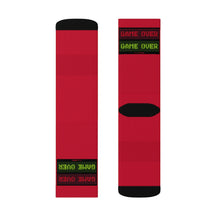 Charger l'image dans la galerie, 3 Game Over Rouge Socks by Calico Jacks