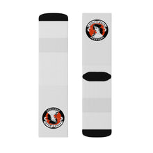 Load image into Gallery viewer, 3 Red Pirate Girl on Socks by Calico Jacks