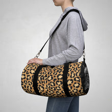 Load image into Gallery viewer, 6 Leopard Print Duffel Bag design by Calico Jacks
