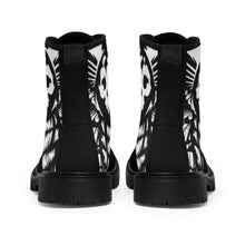 Load image into Gallery viewer, 7 Men's Canvas Boots Death's Head Moth by Calico Jacks