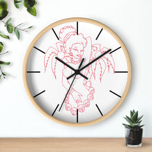 Cargar imagen en el visor de la galería, 18 Wall clock Hula Red design by Calico Jacks