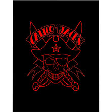 Cargar imagen en el visor de la galería, 3 Microfiber Duvet Cover Skull Red design by Calico Jacks