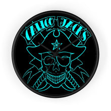 Cargar imagen en el visor de la galería, 14 Wall clock Skull Blue design by Calico Jacks