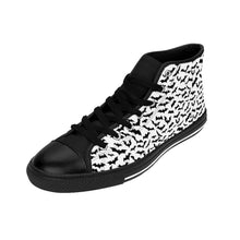 Load image into Gallery viewer, 5 Women's High-top Sneakers White Bats by Calico Jacks