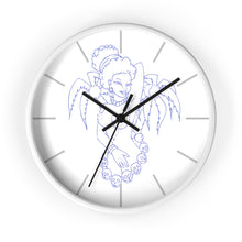 Cargar imagen en el visor de la galería, 9 Wall clock Hula Blue design by Calico Jacks