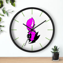Cargar imagen en el visor de la galería, 18 Wall clock Frankies Girl Purple design by Calico Jacks