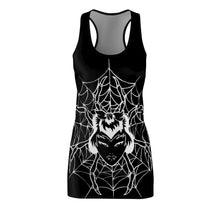 Lade das Bild in den Galerie-Viewer, Women's Racerback Dress Spider Black design by Calico Jacks