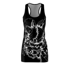Lade das Bild in den Galerie-Viewer, Women's Racerback Dress Demon Black design by Calico Jacks