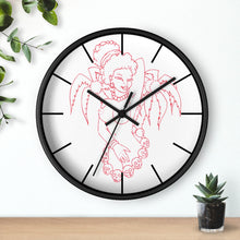 Cargar imagen en el visor de la galería, 13 Wall clock Hula Red design by Calico Jacks