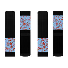 Load image into Gallery viewer, 9 Cherry Blossom Tops of Socks by Calico Jacks