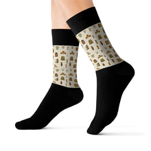Load image into Gallery viewer, 8 Aztecs on Top of Socks by Calico Jacks