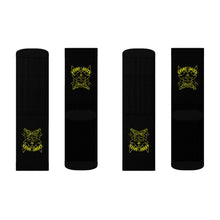 Load image into Gallery viewer, 5 Yellow Skulls on Socks by Calico Jacks