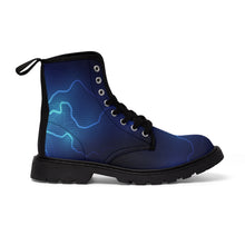 Load image into Gallery viewer, 3 Men's Canvas Boots Lightning Strikes by Calico Jacks