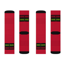 Charger l'image dans la galerie, 9 Game Over Rouge Socks by Calico Jacks