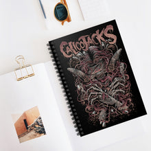Cargar imagen en el visor de la galería, 5 Slave Note Book Spiral Notebook Ruled Line by Calico Jacks